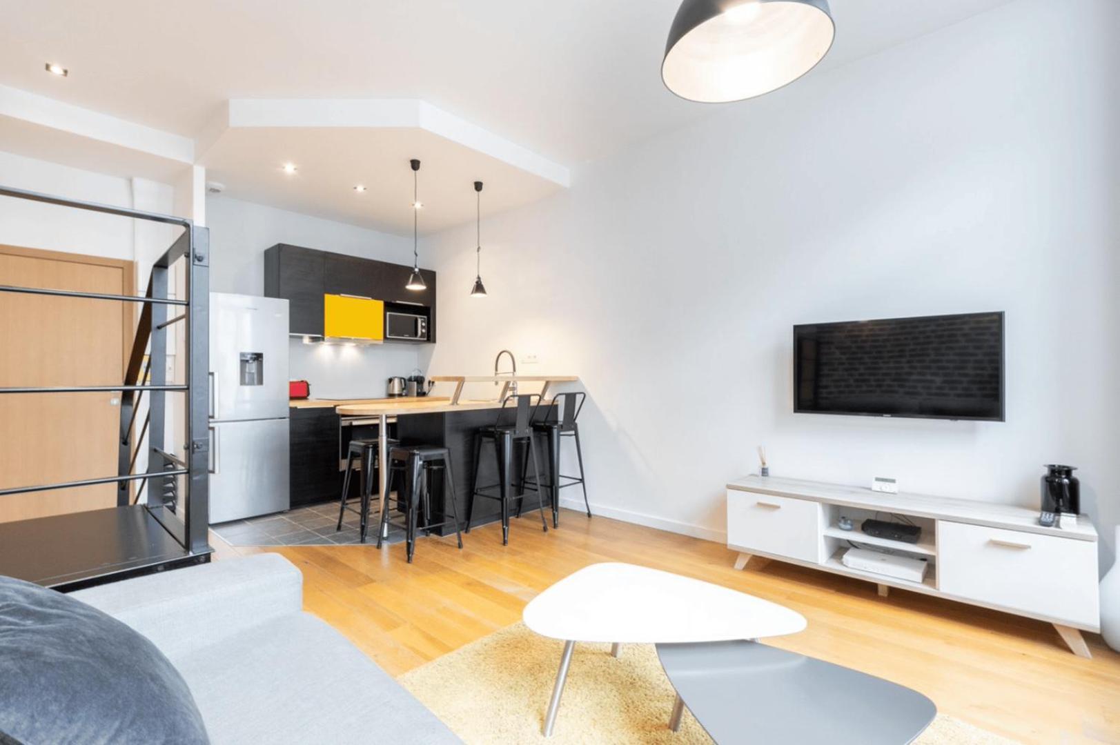 Grand' Place - Beautiful Apartment For 2 ليل المظهر الخارجي الصورة