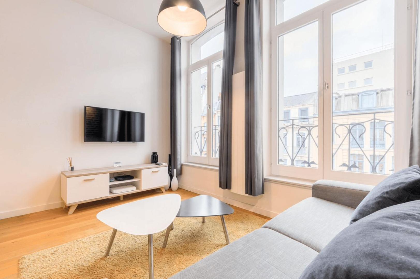 Grand' Place - Beautiful Apartment For 2 ليل المظهر الخارجي الصورة